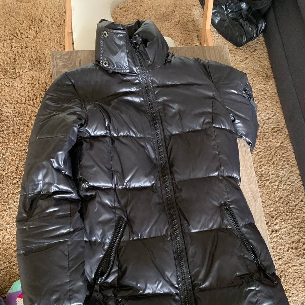 Small SAM Cozy black winter coat